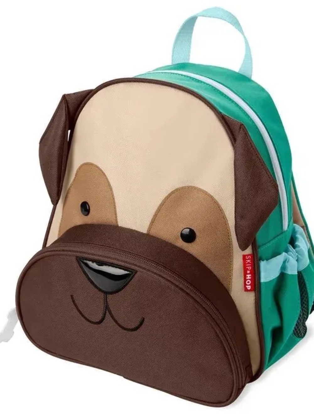 Skip Hop Brown Tan & Teal Puppy Kids Backpack
